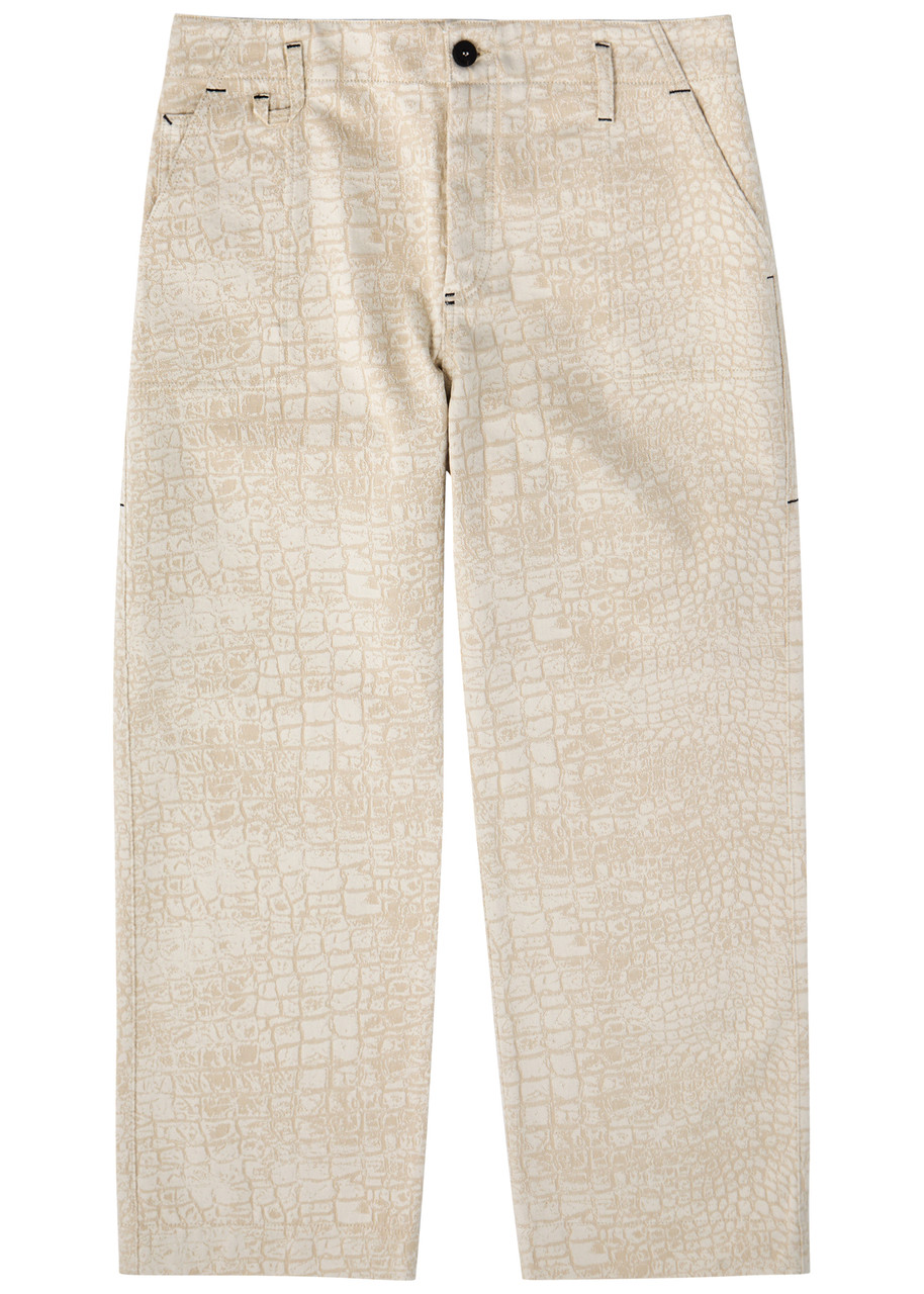 Jacquemus Le De-nîmes Fernando Straight-leg Jeans - Beige - W30 (W30 / S)
