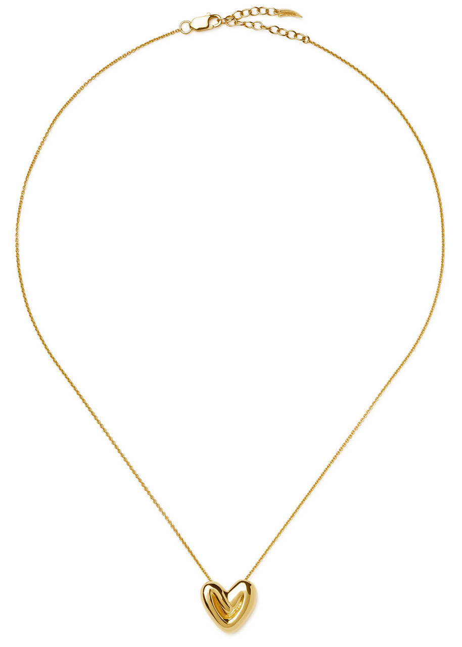 MISSOMA MISSOMA PUFFY HEART 18KT GOLD-PLATED NECKLACE