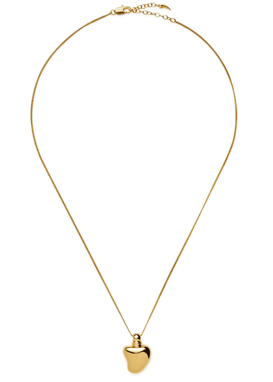Missoma Message In A Bottle 18kt Gold-plated Necklace In Gold