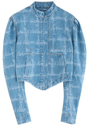 VIVIENNE WESTWOOD Filli monogrammed denim jacket | Harvey