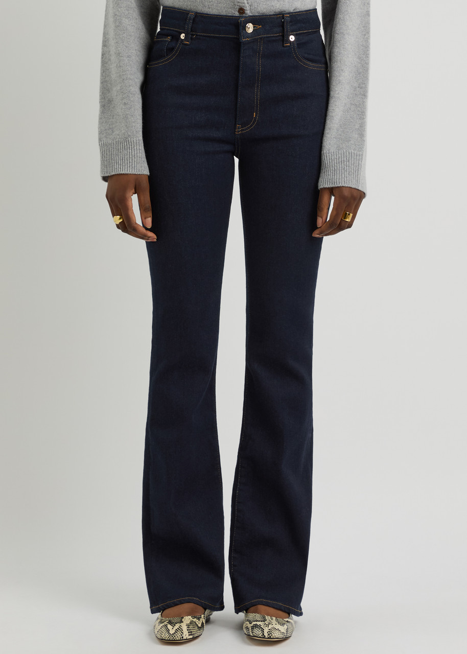 Frame The Reboot Boot-leg Jeans In Dark Blue