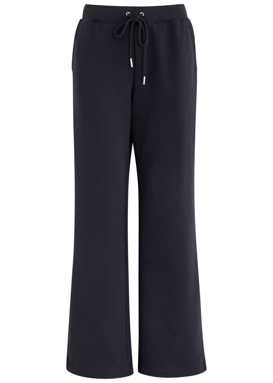 Frame Straight-leg Jersey Sweatpants - Navy - XS (UK6 / XS)