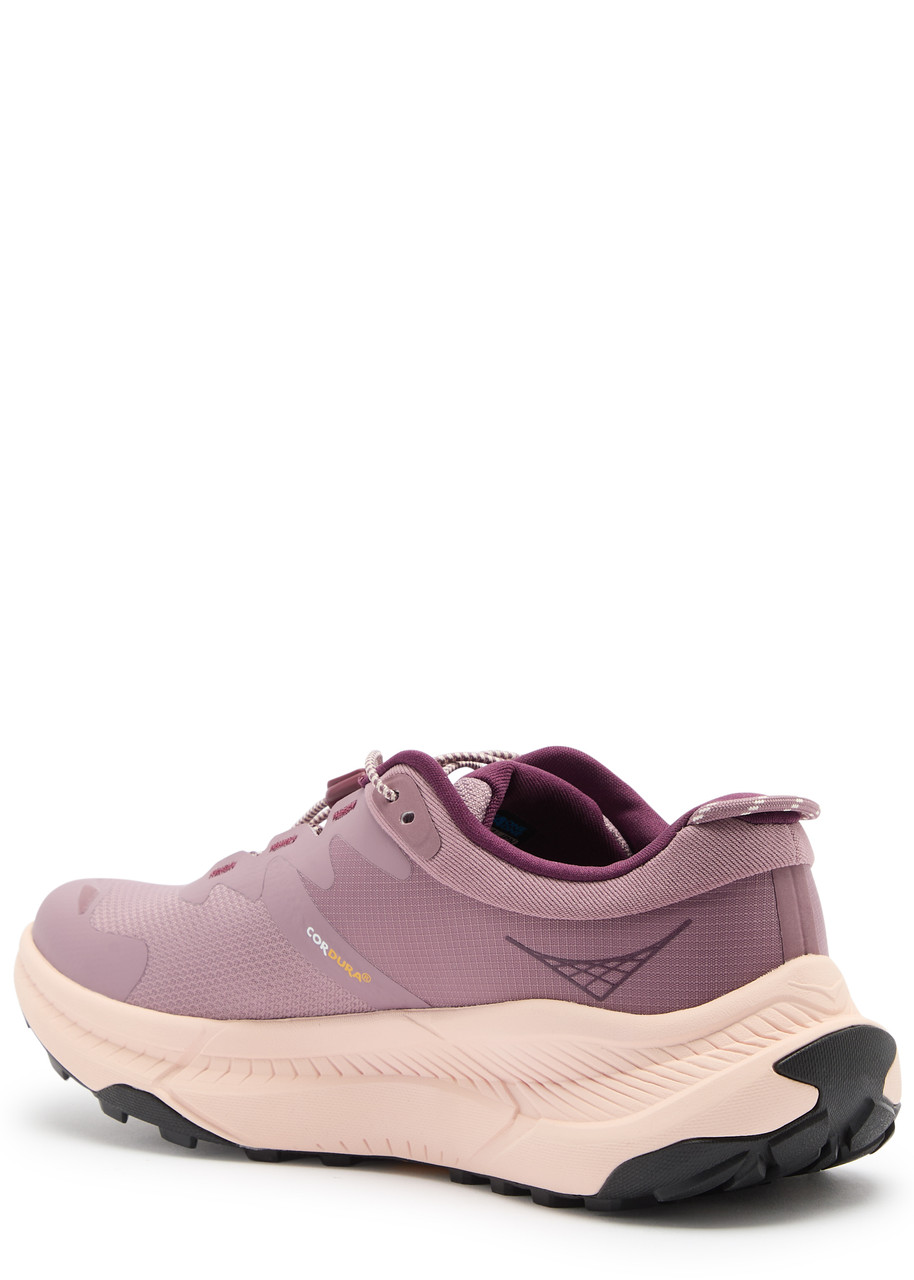 Hoka Transport Panelled Mesh Sneakers In Mauve