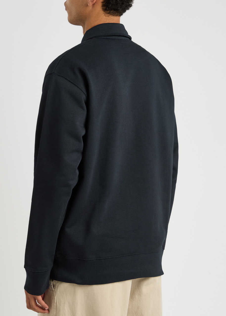  Norse Projects Ketel Half-zip Cotton Sweatshirt - Navy - S 