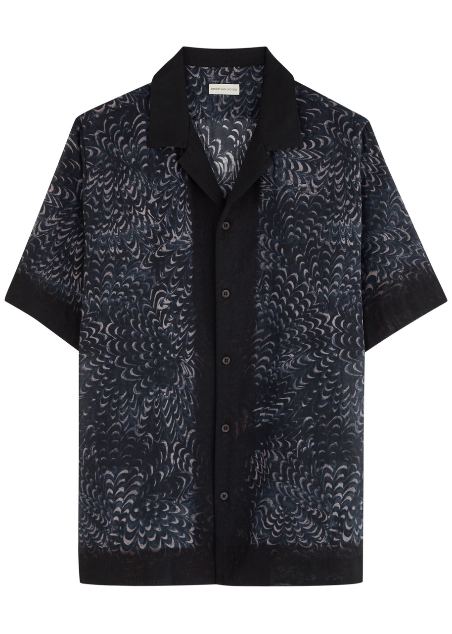 Dries Van Noten 01970 Carltone 1162 M.w.shirt Clothing In Navy