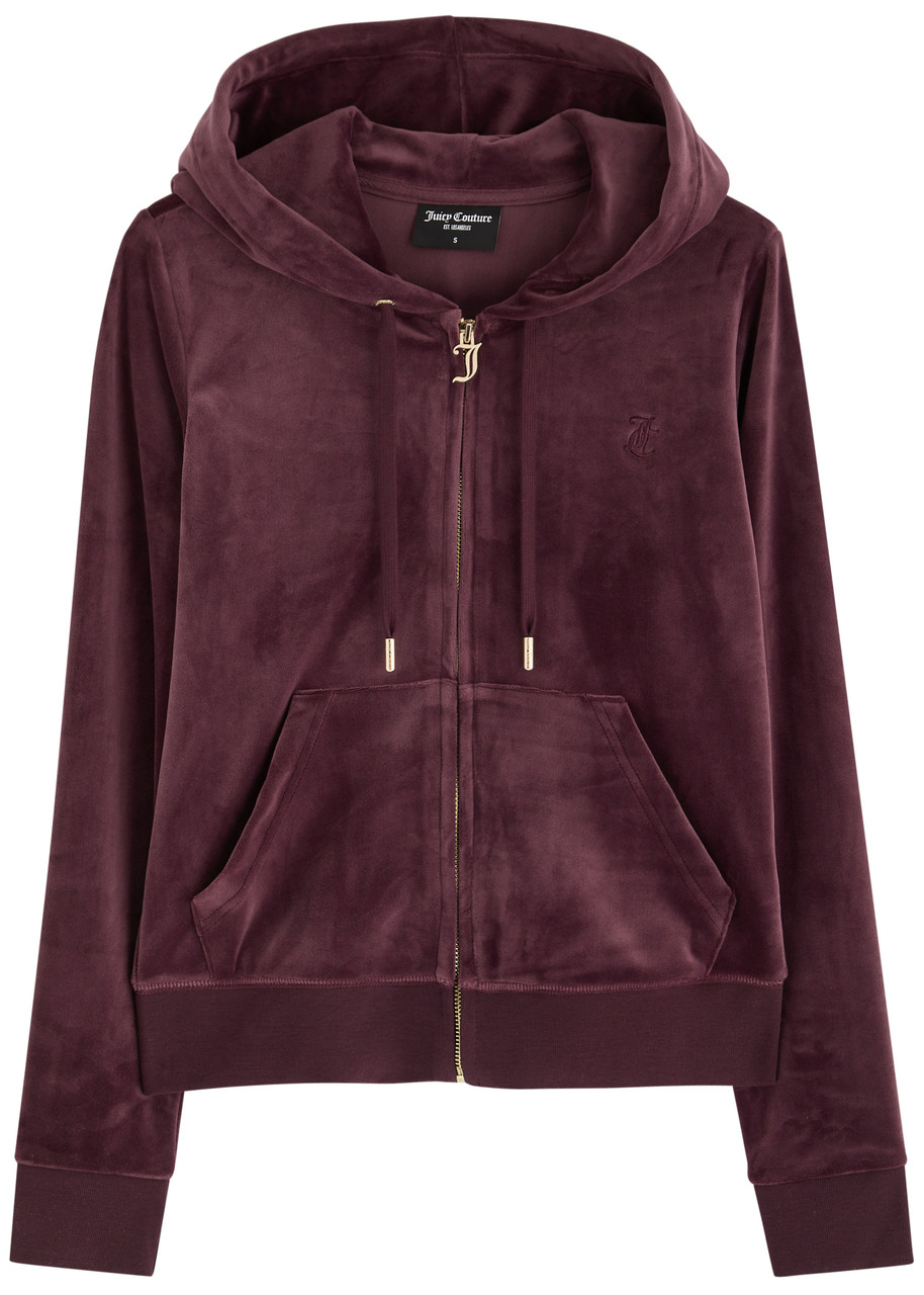 Juicy Couture Jewel Robertson Hoodie Clothing In Dark Red
