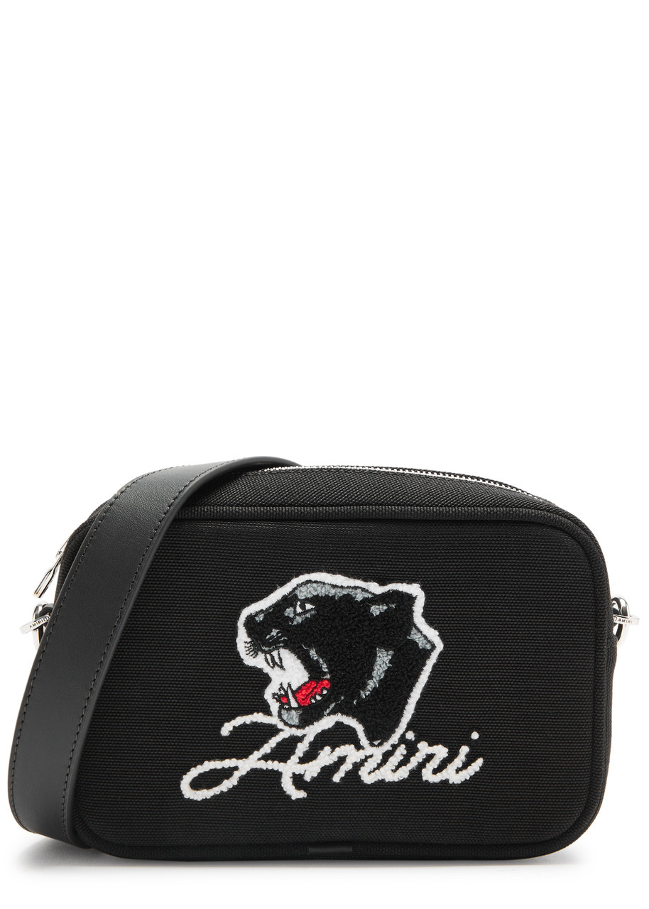 Amiri Panther Canvas Camera bag – Black – One Size Amiri Panther Canvas Camera bag – Black – One Size