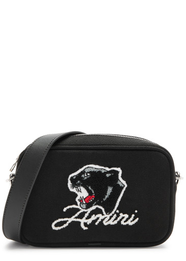 AMIRI Panther canvas camera bag | Harvey Nichols