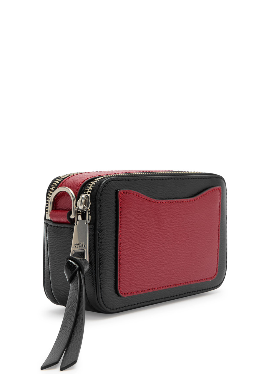 Marc Jacobs The Snapshot Panelled Cross-body Bag In Black And White