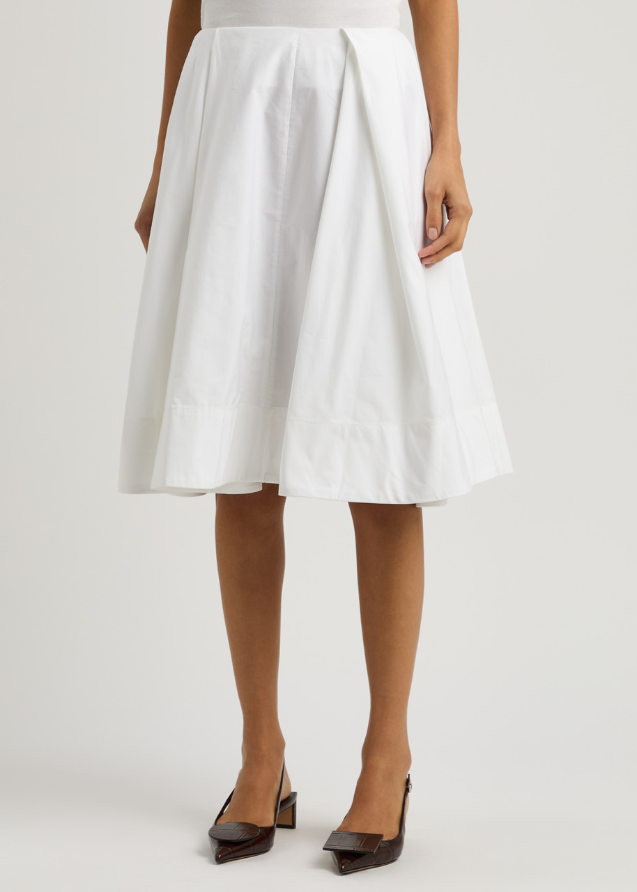 Jacquemus Salon Skirt In White