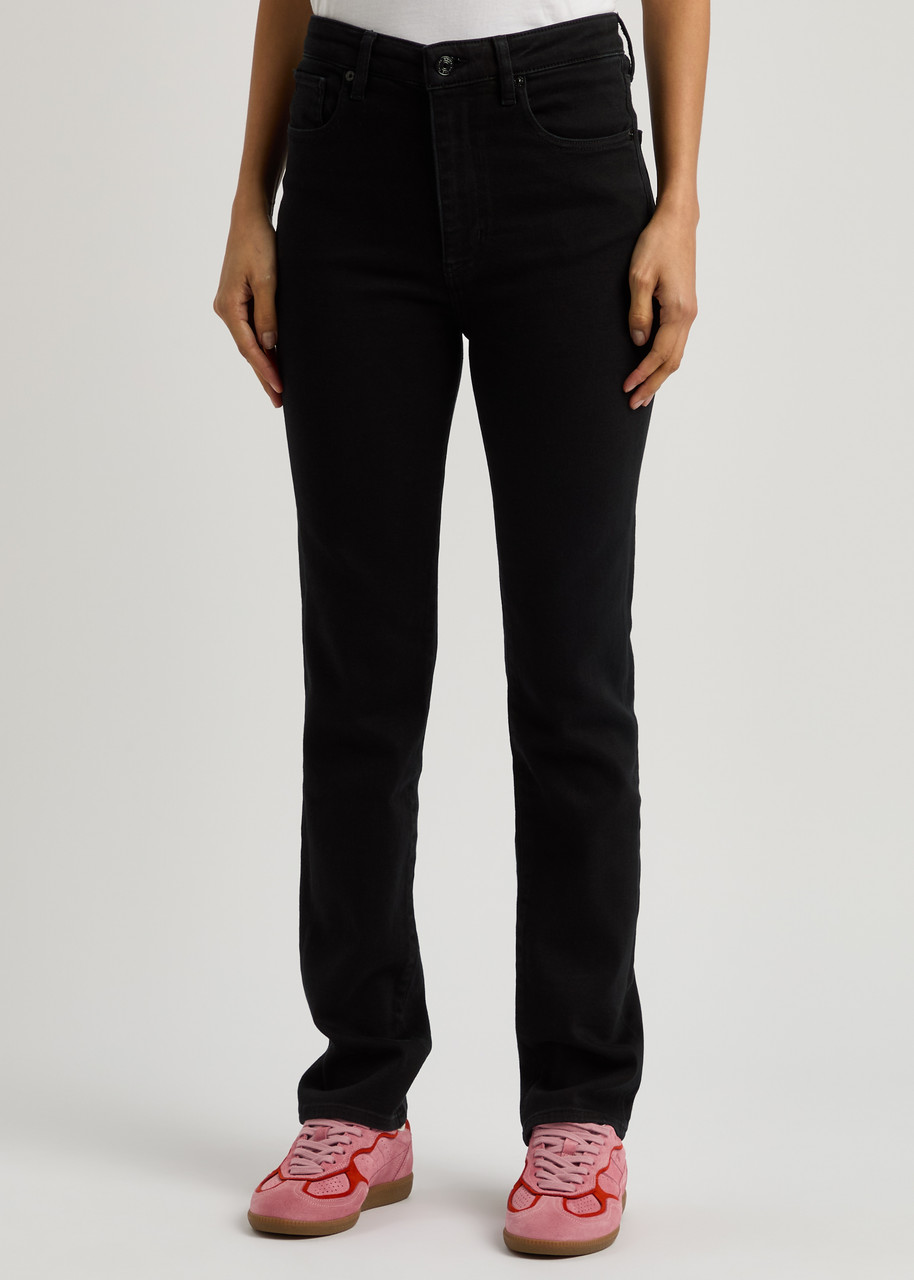 Frame The Pencil Slim-leg Jeans In Black
