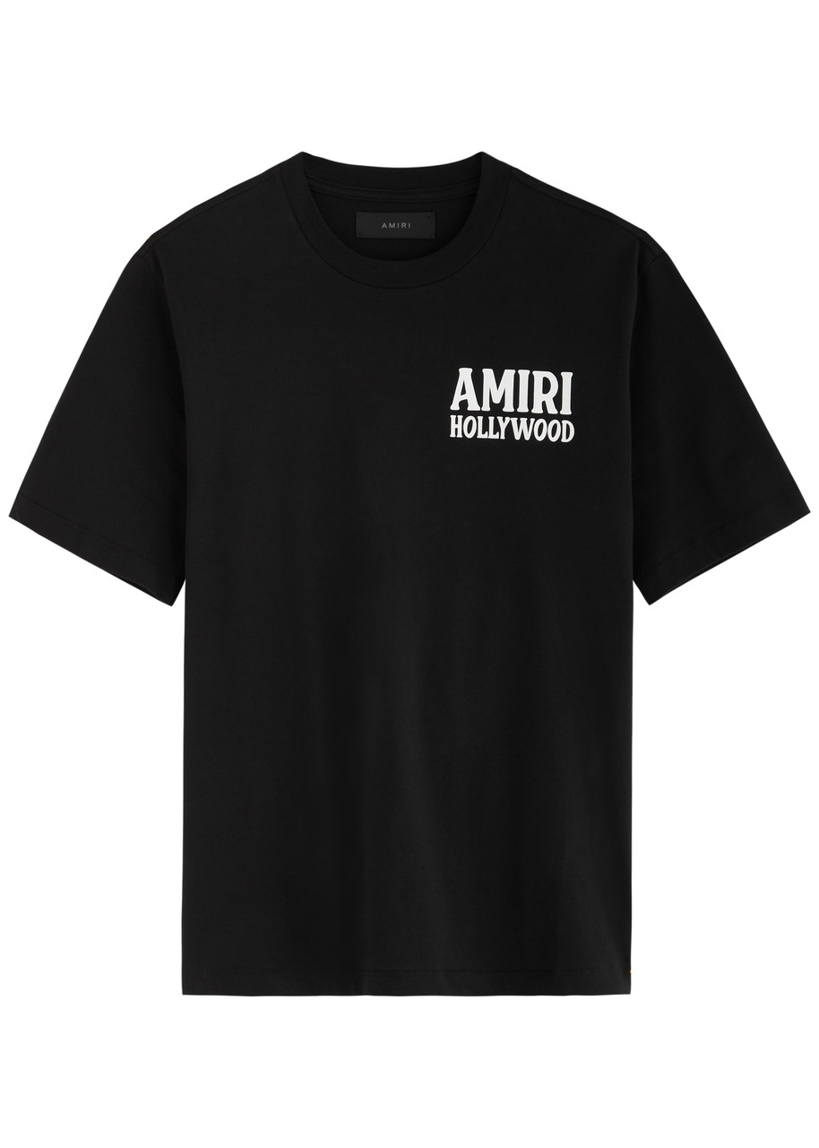 Amiri Jazz Wolf Logo Cotton T-shirt - Black - M