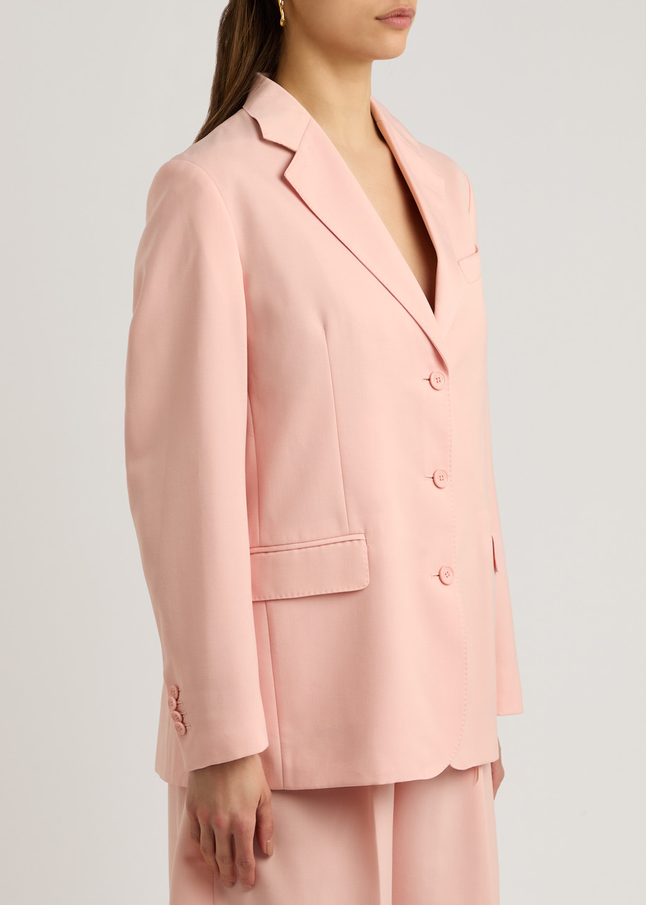 Simone Rocha Cut-out Woven Blazer In Light Pink