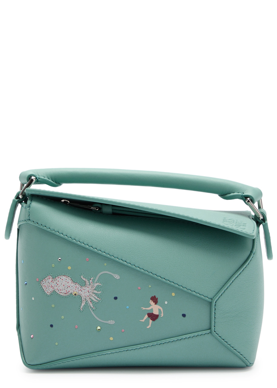Loewe X Suna Fujita Puzzle Edge Squid Mini Leather Cross-body Bag
