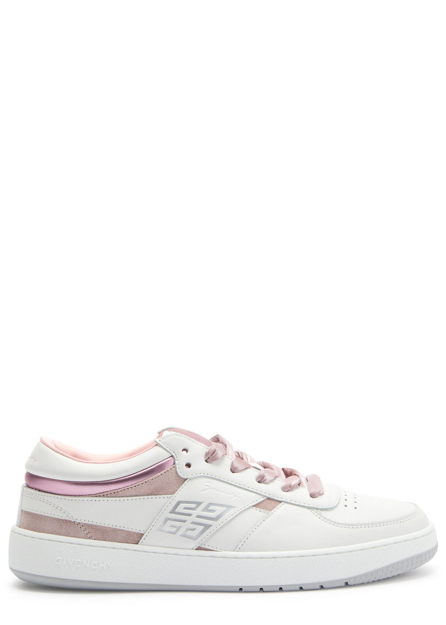 Givenchy Sneakers With Printing In White And Pink
