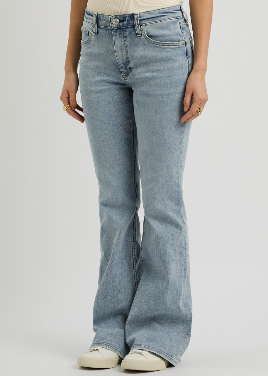 Rag & Bone Flexi Dahlia Flared-leg Jeans In Blue