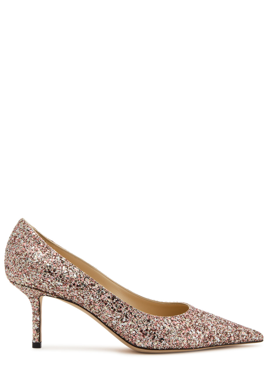 Jimmy Choo Woman Pumps Antique Rose Size 7 Textile Fibers In Pink