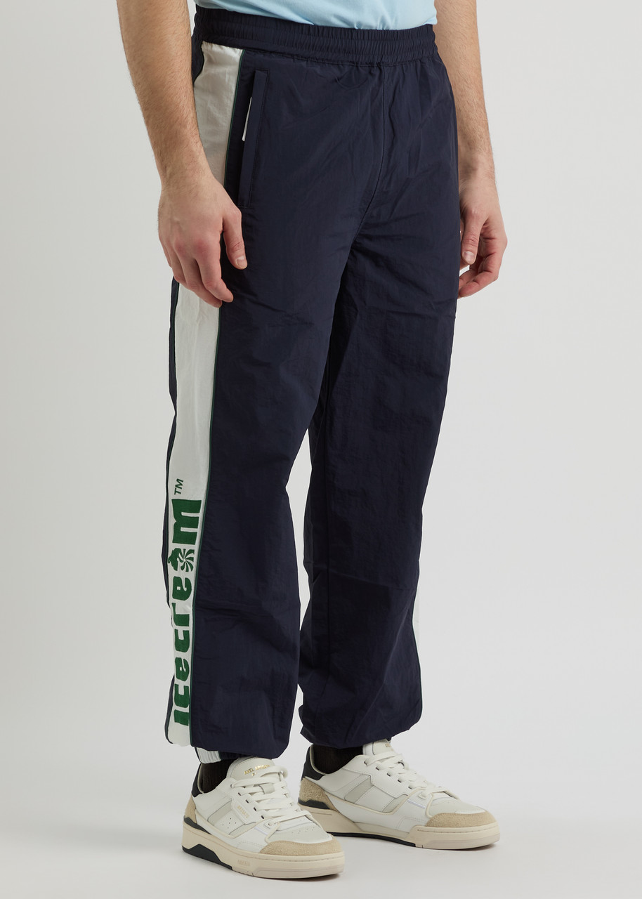 Ice Cream Soft Serve Nylon Track Pants In Navy