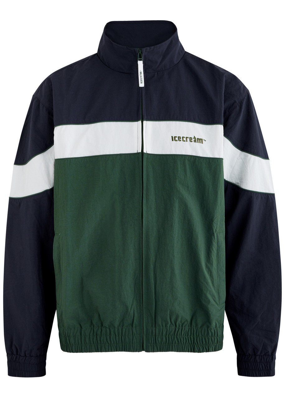Ice Cream Soft Serve Nylon Track Jacket In Navy