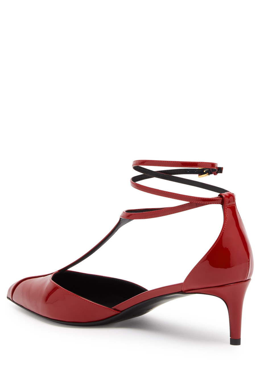 Khaite 45mm Mia Pumps In Red