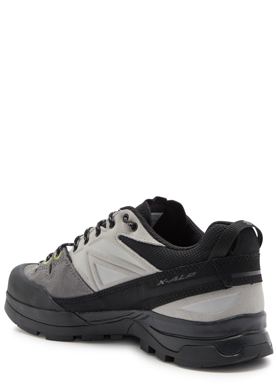 Salomon X-alp Panelled Mesh Sneakers In Black And White