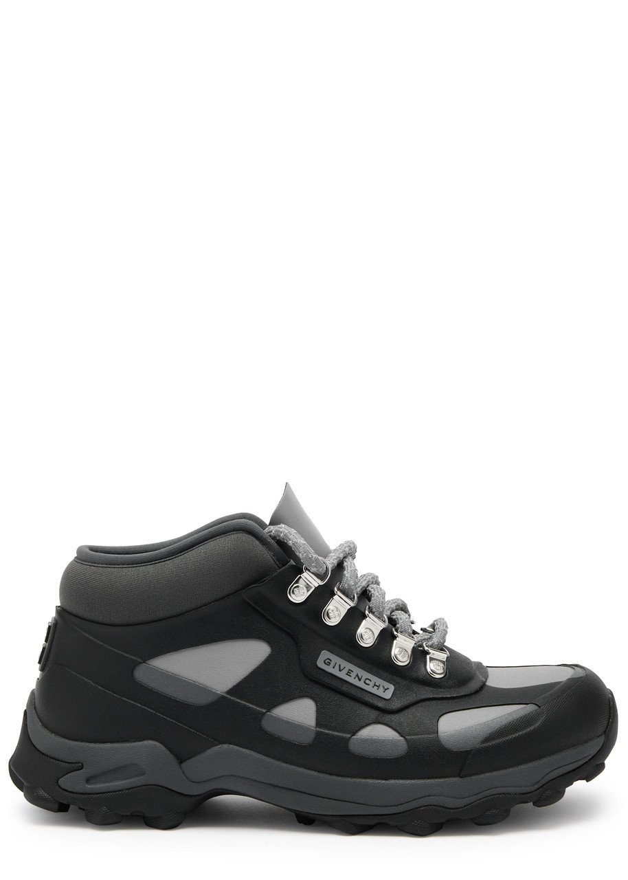 Givenchy Bogs Lace-up Low Sneakers In Grey