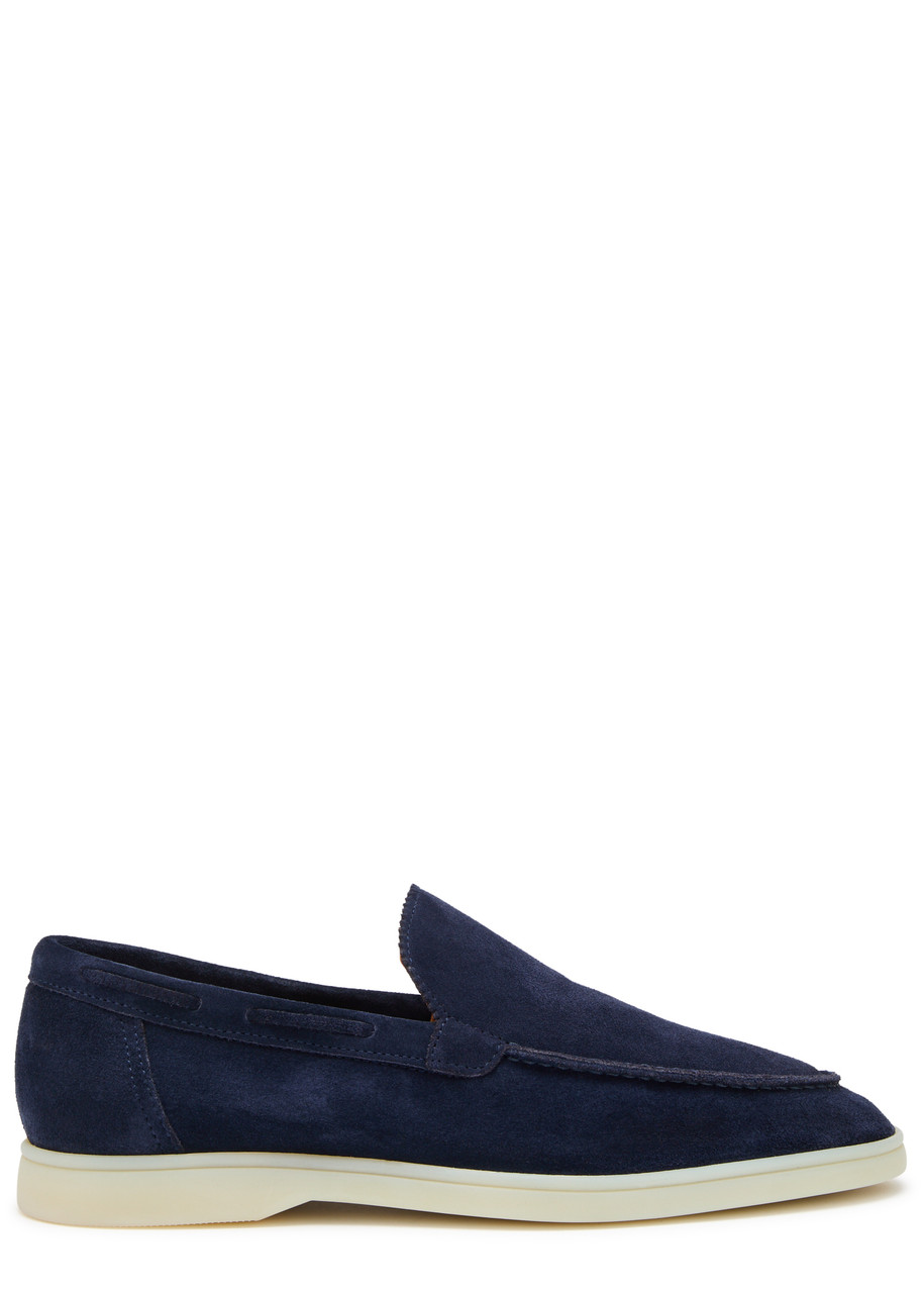 Aurélien Yacht Suede Loafers - Navy - 41 (IT41 / UK7)