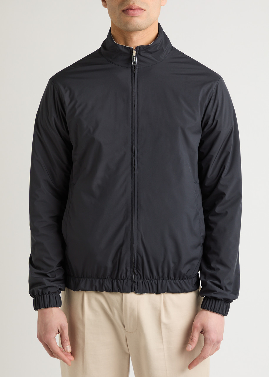 Aurélien Resort Reversible Shell Jacket In Navy