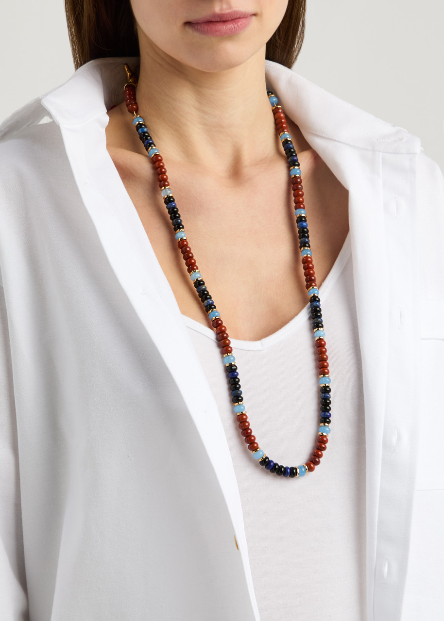  Zimmermann Mellow Beaded Necklace - Gold - One Size 