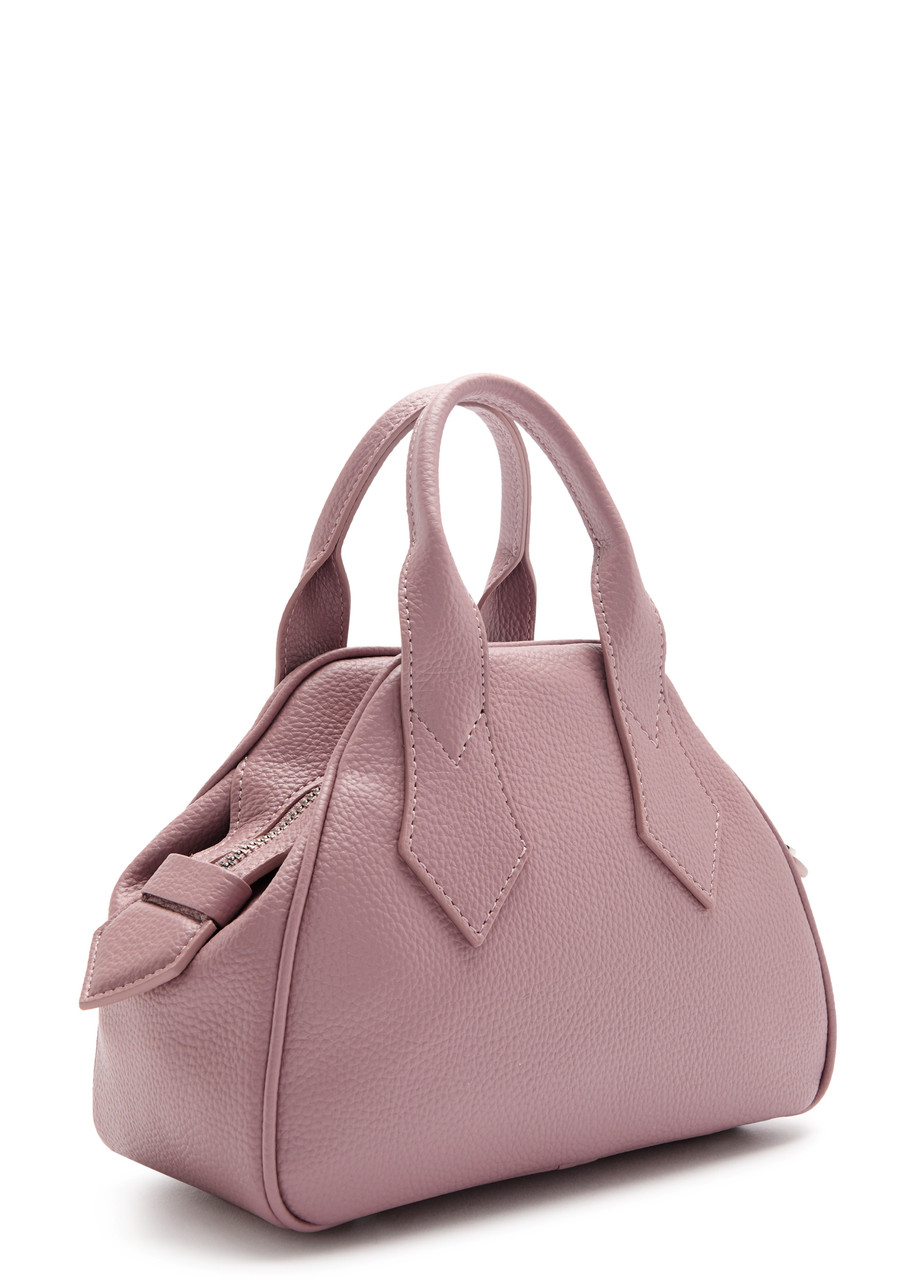 Vivienne Westwood Yasmine Small Faux Leather Top Handle Bag In Pink