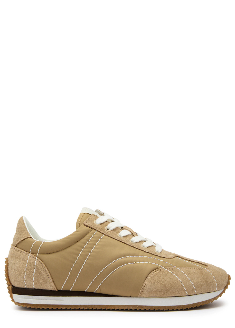 Totême Toteme Nylon Low-top Sneakers In Beige