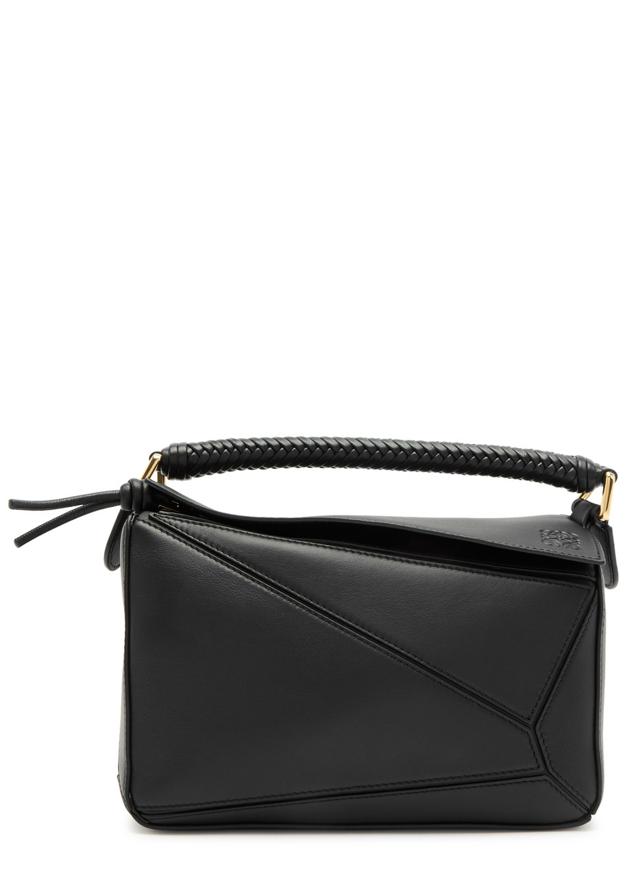 Loewe Puzzle Edge Small Leather top Handle bag - Black - One Size
