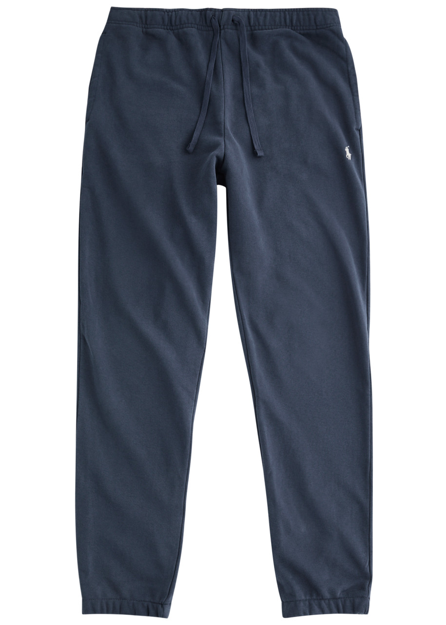 Polo Ralph Lauren Faded Logo Cotton Sweatpants - Navy - S