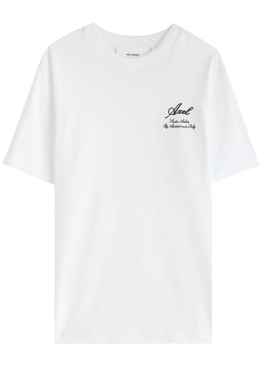 Axel Arigato Atelier T-shirt T-shirt In White Cotton In White
