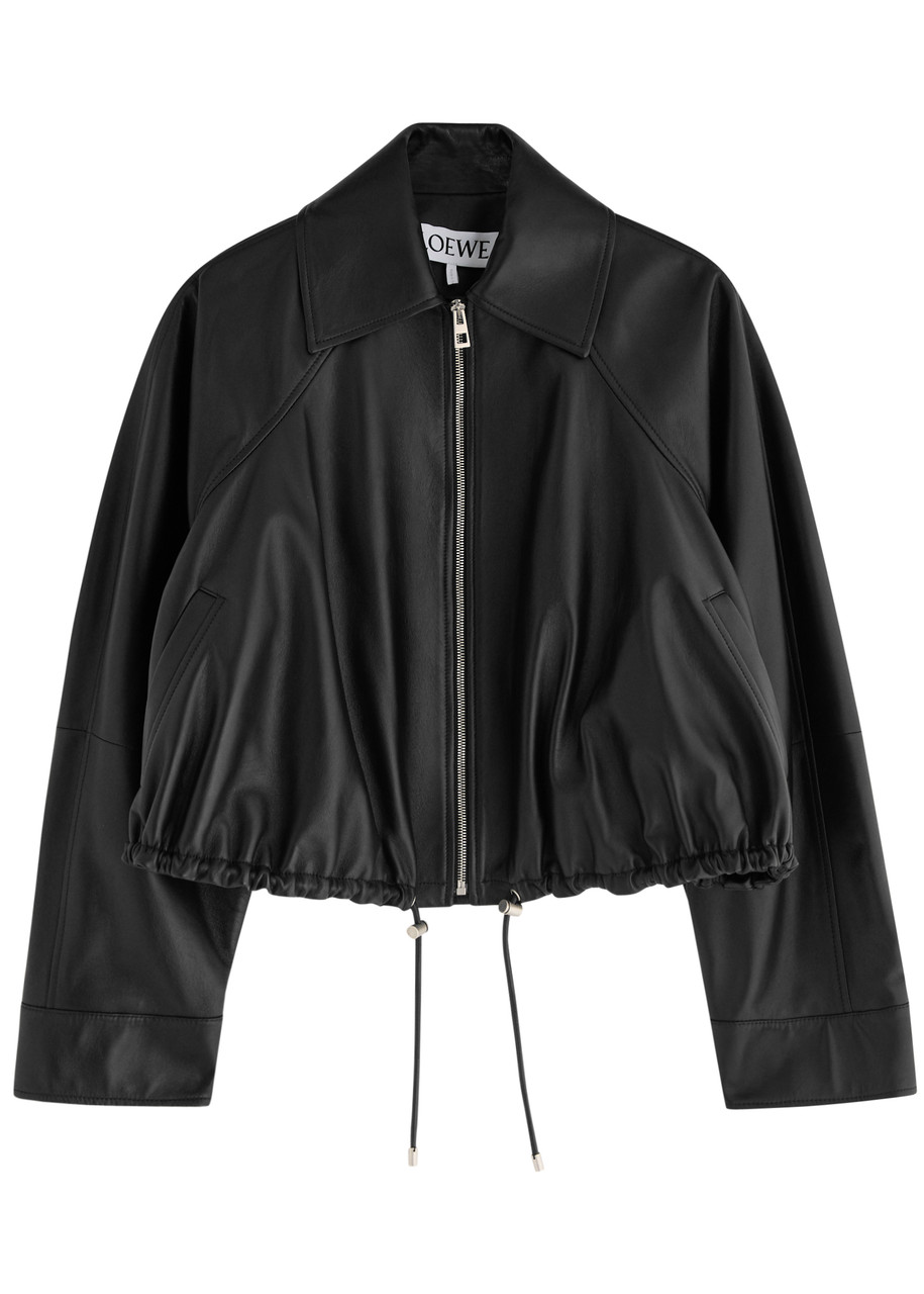 Loewe Womens Black Leather Jacket UK12/M - 40 (UK12 / M)