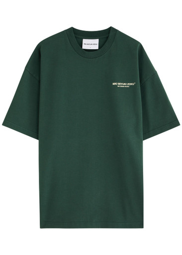 MKI MIYUKI ZOKU: Logo-print cotton T-shirt