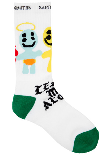 レッグウェア SAINT Mxxxxxx CPFM Leave Me Alone Socks CACTUS PLANT FLEA MARKET x SAINT Mxxxxxx LEAVE ME ALONE