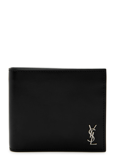 Saint Laurent ウォレット SAINT LAURENT Logo leather wallet | Harvey Nichols