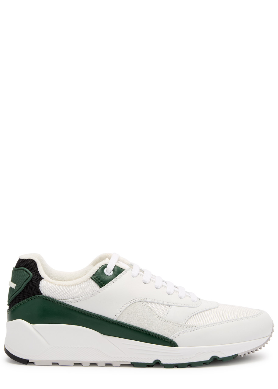 Saint Laurent Bump 15 Sneakers In White And Green