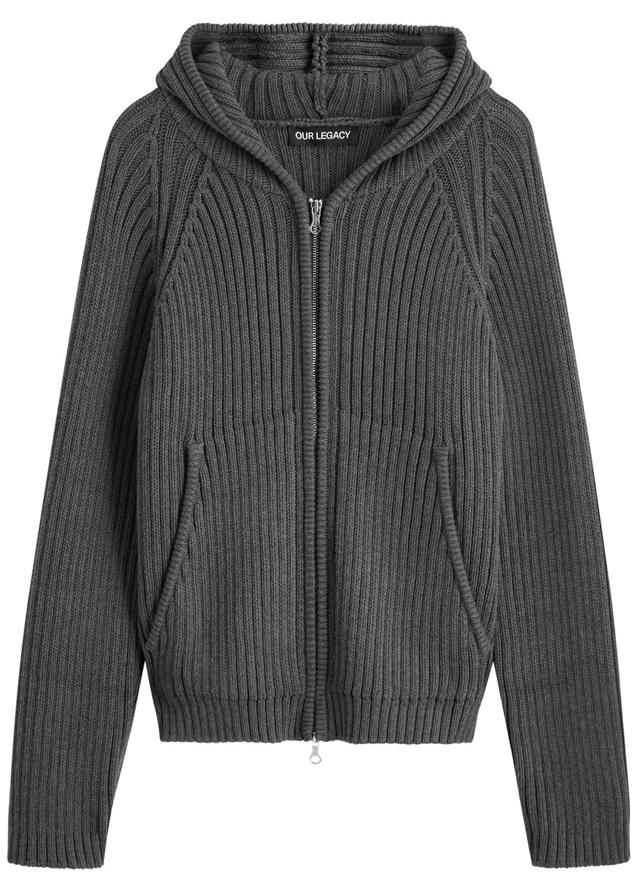 Our Legacy Gray Level Hoodie In Grey