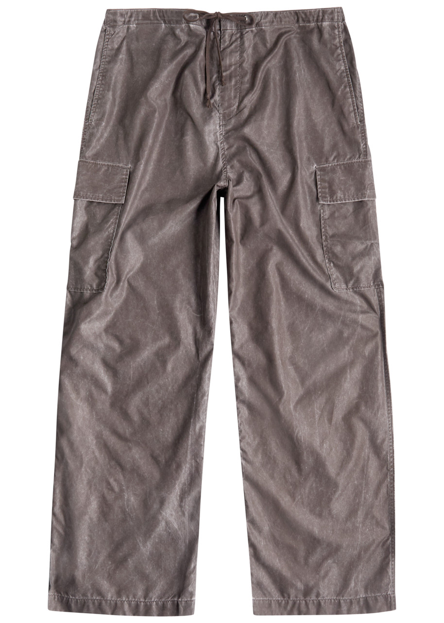 Our Legacy Way Shell Cargo Trousers In Brown