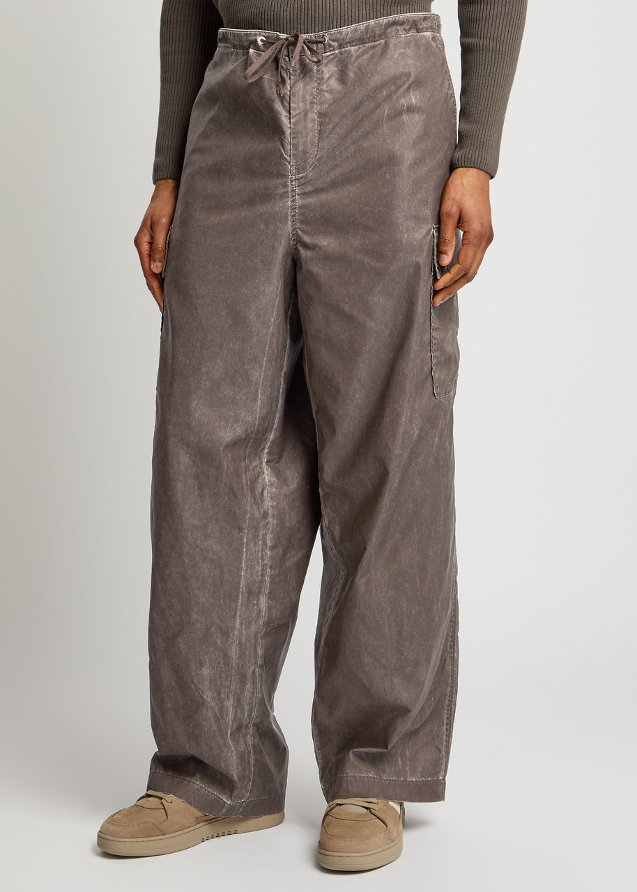 Our Legacy Way Shell Cargo Trousers In Brown