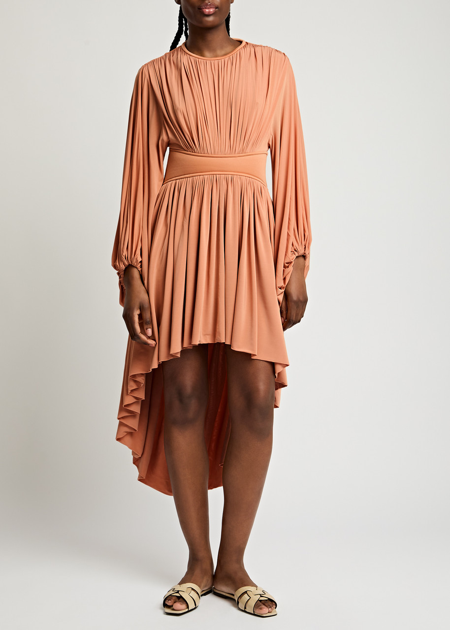 Zimmermann Illuminate Batwing Mini Dress In Light Pink