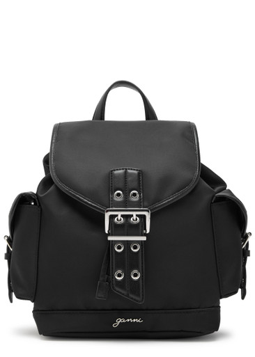 ★GANNI★Black Small Bucky Nylon Backpack★大人気★ A6528_5920_099_1.jpg?sw=2000