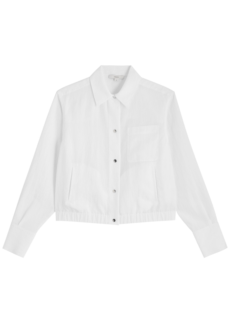 Vince Summer Shirt Jacket - White - XL (UK16 / XL)