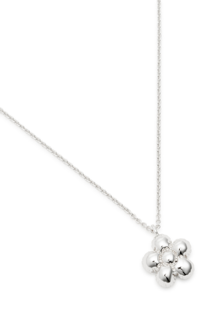  Marc Jacobs Daisy Balloon Necklace - Silver - One Size 