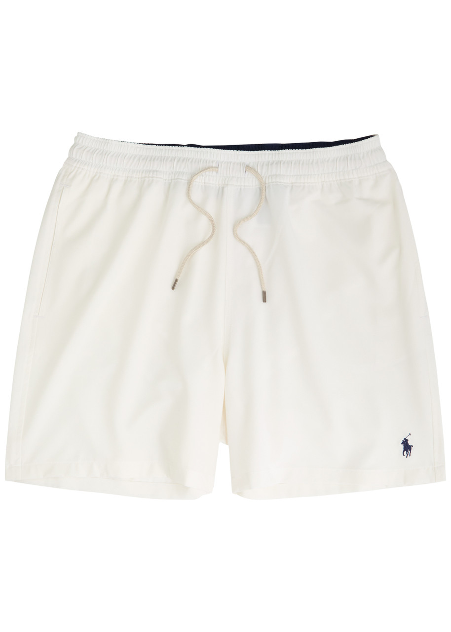 Polo Ralph Lauren Logo-embroidered Swim Shorts - White - L