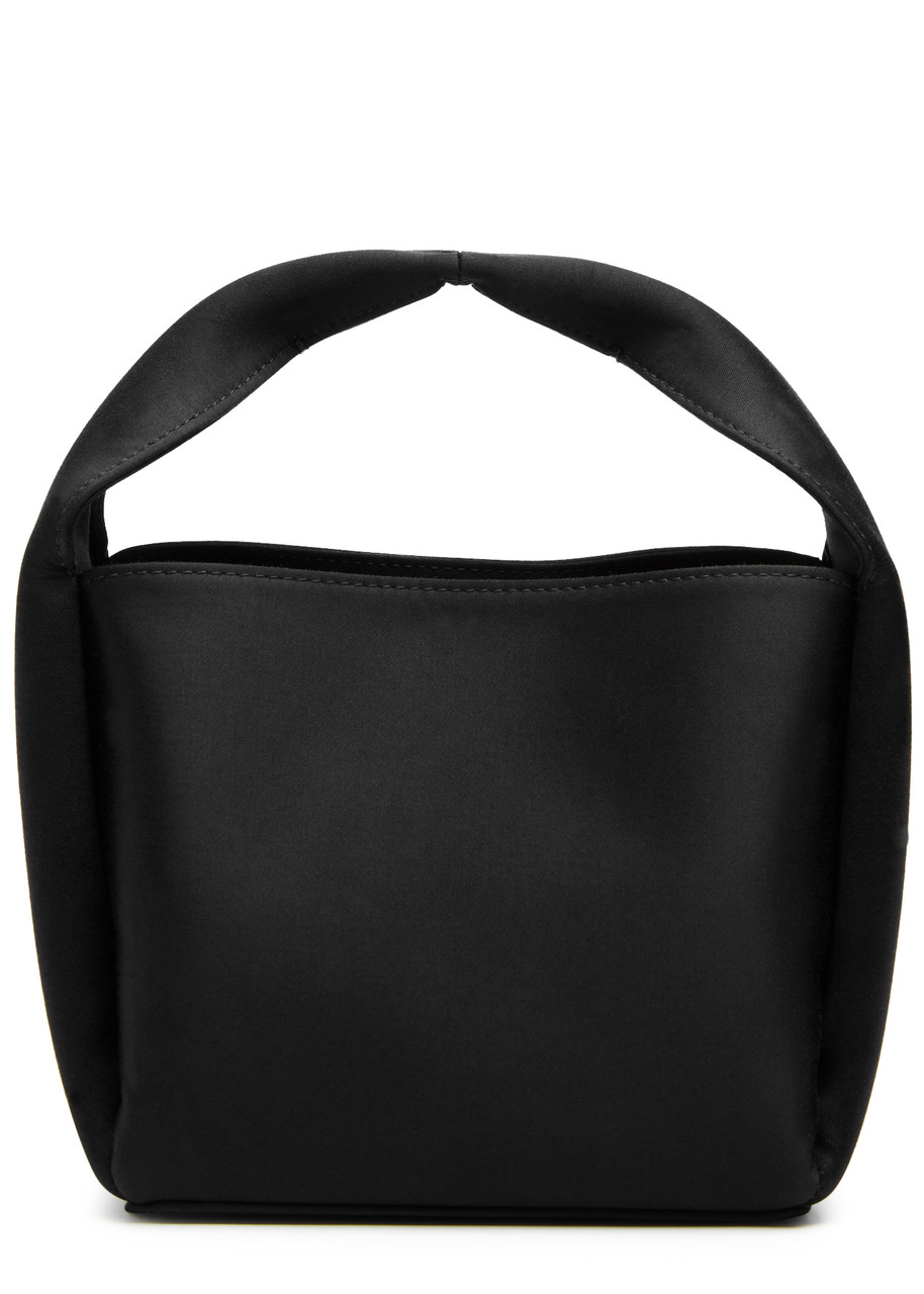 Toteme Petite Satin Bucket bag - Black - One Size