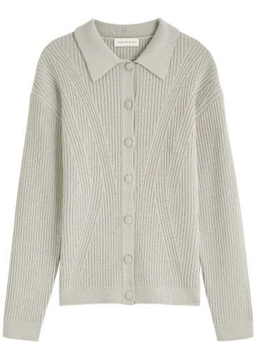 DRIES VAN NOTEN Tossana ribbed-knit cardigan | Harvey Nichols