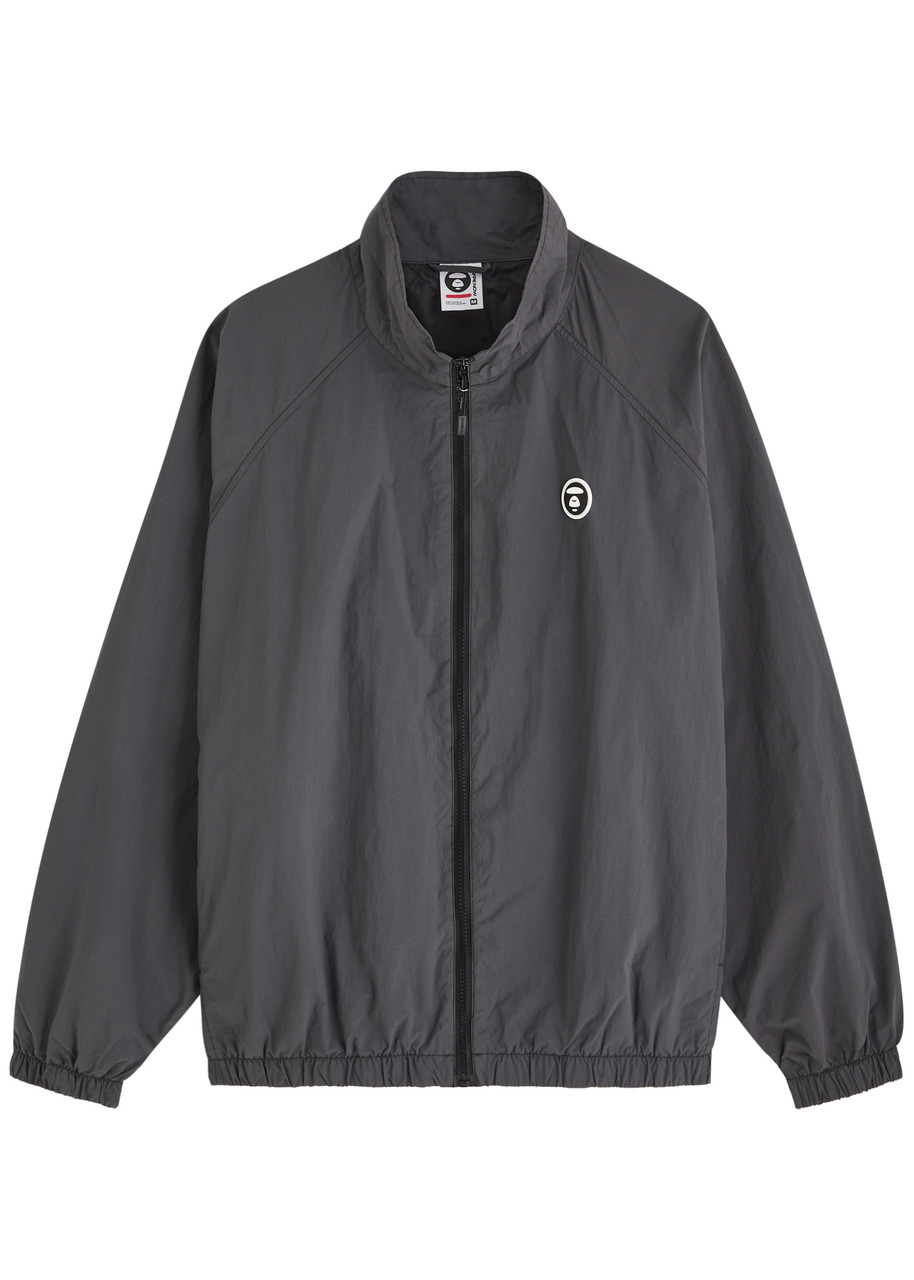 Aape Logo Shell Track Jacket In Black
